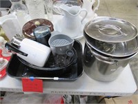 Enamel Pans, Stainless Pots Corning Electric Kette