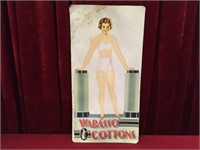 1940/50s Wabasso Cotton Woman's Store Poster