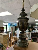 38 “ HEAVY BRASS MID-CENTURY LAMP BASE - NEEDS