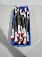 Lot of 13"  Hydraulic Hoses