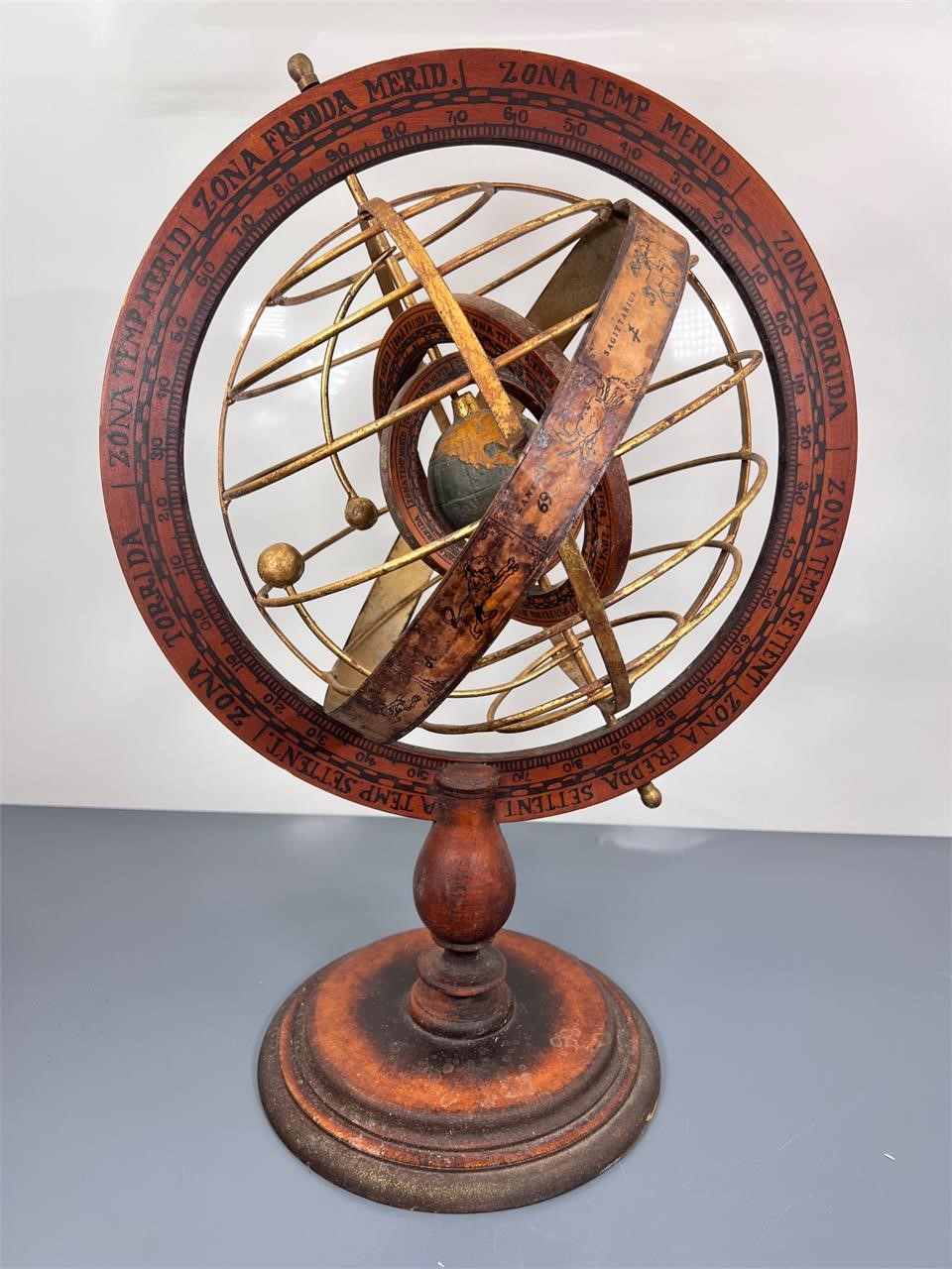 Armillary Unique Zodiac Globe - Large