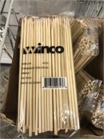WINCO  6 Inch Bamboo Skewers, 100 Pcs Per Bag /