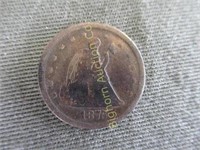1875-S Silver Twenty Cent Piece Rare