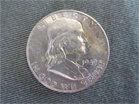 1949-D Franklin Half Dollar Silver, AU