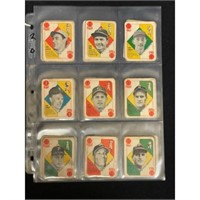 (36)1951 Topps Red Back Baseball Cards