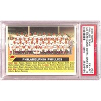 1956 Topps Phillies Team Card Psa 6