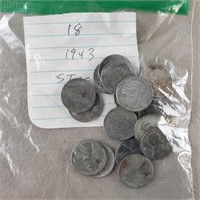 18ct 1943 Steel Pennies
