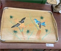 Vintage hand painted tray