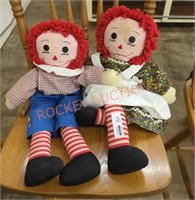 Vintage raggedy Ann and Andy doll