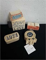 New small wooden decor with quotes