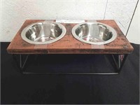 New double dog bowls