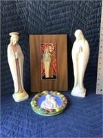 Catholic Housewares Lot of 4 Hummel Mother Mary