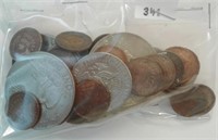 KENNEDY HALF DOLLARS, IKE DOLLARS, INDIAN CENTS