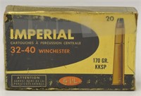 20 Rounds of Imperial .32-40 Win Ammunition