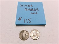 MIXED SILVER QUARTER LOT