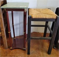 2 PC STOOL, PLANT STAND