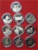 (10) Mixed Date Commemorative Half Dollar