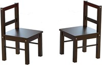 Utex Child's Wooden Chair Pair For Play Or
