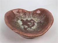 Vintage Pottery Bowl 8.5" x 8" x 2.75"