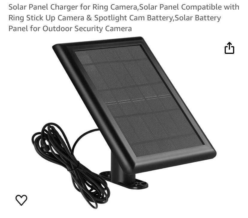 Solar Panel Charger for Ring Camera