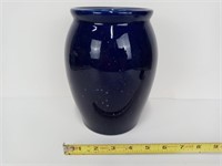 Vintage Blue Speckled Vase