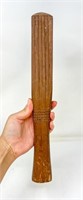 (B) Polynesian Carved Wood Tapa Beater 14" Length