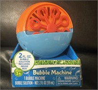 Mini Bubble Machine w/ 2oz Bubble Solution NEW