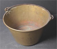 Steel pail with handle 8"h 11" diameter