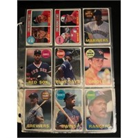 (50) Different 1990 Baseball Card Magazine Handcut