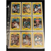 (30) 1980 Kellogg's Baseball Cards