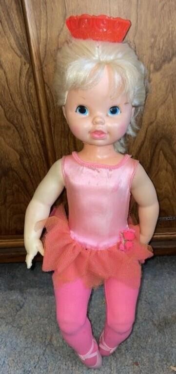 Vintage 1968 Mattel Dancerina Ballet Doll 24"