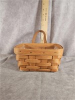 LONGABERGER HANGING BASKET 7" x 5" x 3.5"