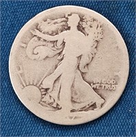 1937? S 90% Silver Walking Liberty Half Dollar