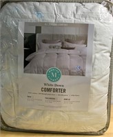 Martha Stewart King Down Comforter- White