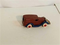 Cast Iron Toy Delivery Sedan 4 In Long