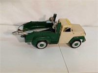 Vintage Hubley Toy Wrecker 12in Long