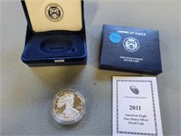 2011 Silver Eagle Proof. Buyer must confirm all cu