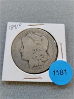 1891o Morgan dollar. Buyer must confirm all curren
