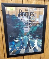 THE BEATLES OF ABBEY RD. MIRRORED SIGN