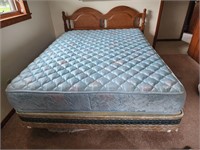 QUEEN Headboard, Mattress, Box, Frame