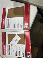 NEW PACKAGES OF SAND PAPER