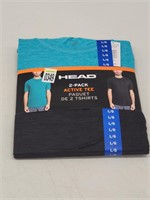 HEAD ACTIVE TEE SHIRT 2PC SIZE LARGE