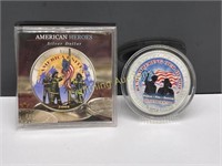 2001 AMERICAN SILVER EAGLE "AMERICAN HEROES"