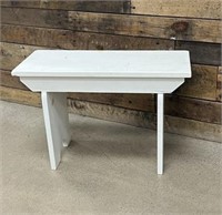 White Painted Bench