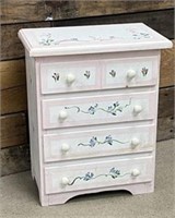 Small Child's Painted Chest of Drawers