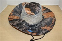 BRAND NEW CAMO "FISHING" HAT WITH MESH VENTILATION