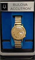 1970s Bulova Accutron men's watch. With original