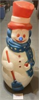 Vintage Life Size 42" Blow Mold Snowman
