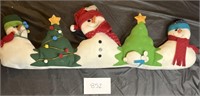 Snowman & tree door stopper