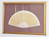 FRAMED ORIENTAL FAN